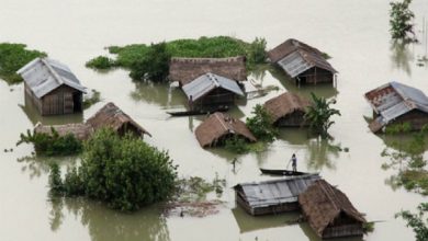 Photo of असम में मूसलाधार बारिश ,बराक घाटी से सड़क संपर्क टूटा