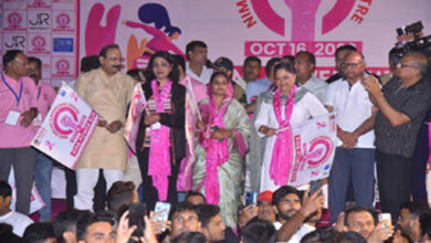 Photo of स्तन कैंसर के प्रति जागरूकता के लिए पिंक पॉवर रन का हुआ आयोजन